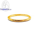 แหวนพิ้งโกลด์ แหวนทองสีชมพู แหวนเกลี้ยง แหวนแต่งงาน  -  R1359PG-9K